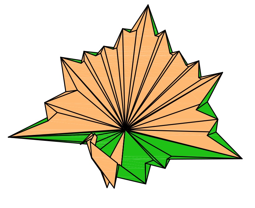 Bài 7: Mẫu gấp Con công - Paper Folding Art: Peacock