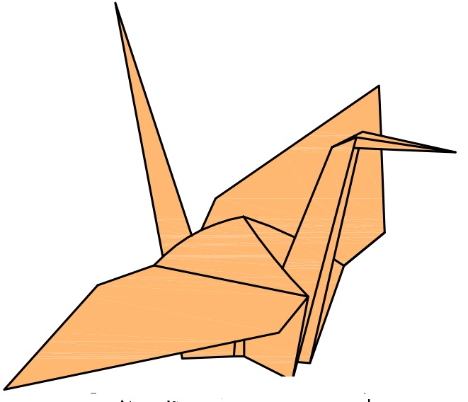 Bài 6: Mẫu gấp Con cò ngồi, Con thiên nga - Paper Folding Art: Sitting Crane, Swan
