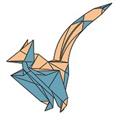 Bài 23: Mẫu gấp Con sóc bay - Paper Folding Art: Flying squirrel