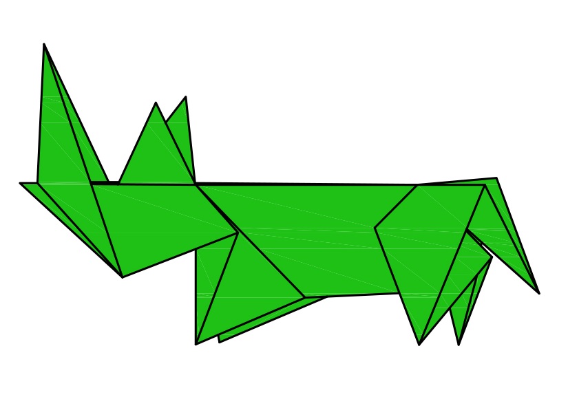Bài 17: Mẫu gấp Con tê giác, Con ốc - Paper Folding Art: Rhinoceros, Snail