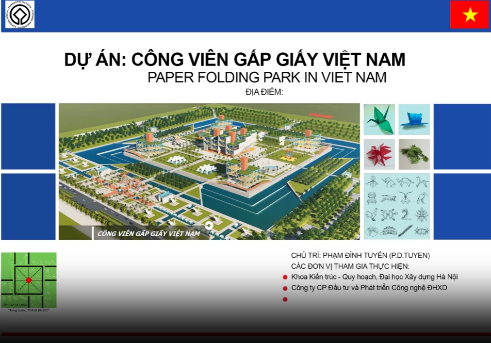 Dự án "Công viên Nghệ thuật Gấp giấy Việt Nam"