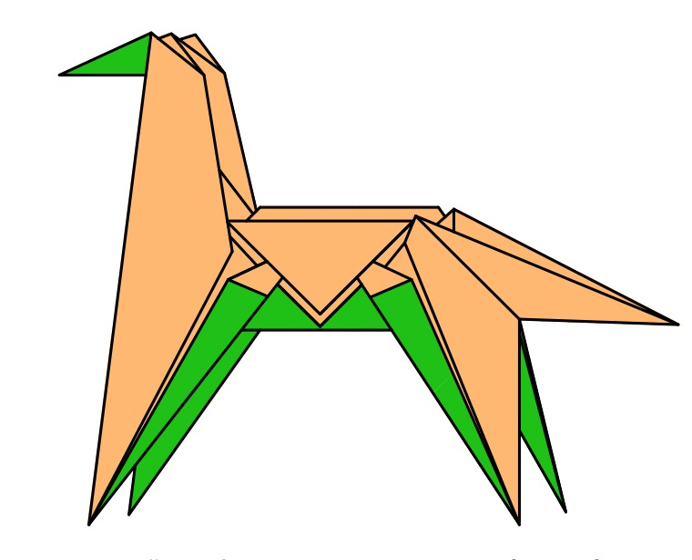 Bài 5: Mẫu gấp Con ngựa, Con lạc đà - Paper Folding Art: Horse, Camel